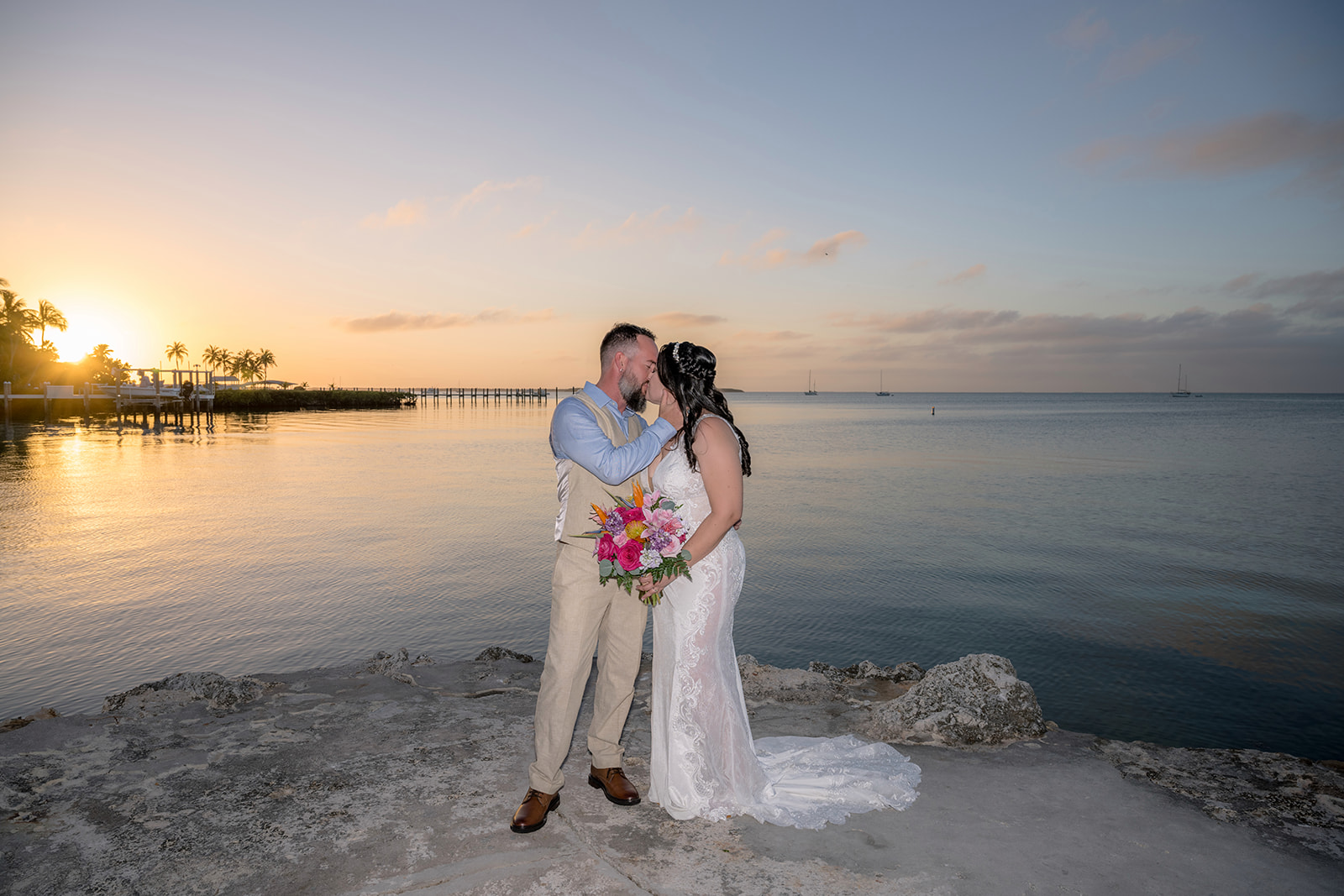 Read more about the article Jennifer & Kyle’s Tropical Wedding at the Florida Keys