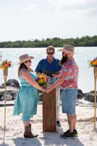 Read more about the article Mangrove Elopement at Sombrero Beach | Florida Keys Elopement